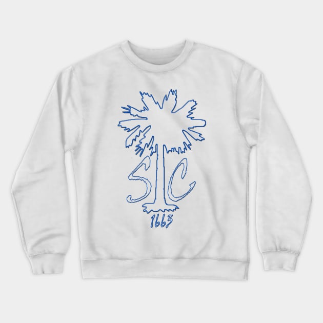 Clear Blue SC Crewneck Sweatshirt by wtaylor72